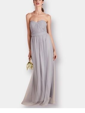 Birdie Grey Christina Convertible Bridemaids Dress - Silver